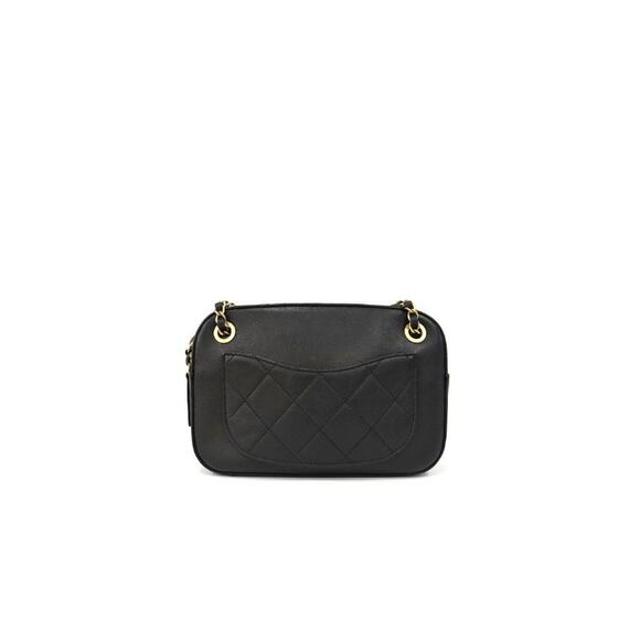 CHANEL Black Quilted 19 Chain Shoulder Bag A-A29389 - Picture 4 of 11